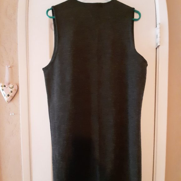 Grey Merino Wool Jumper - Picture 4 of 6